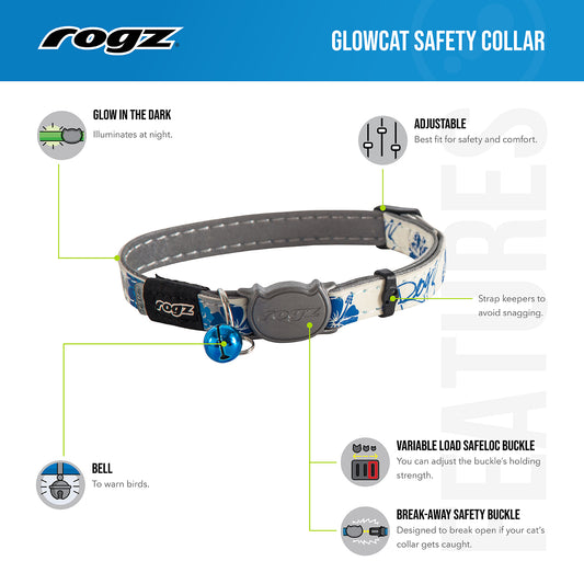 Rogz GlowCat Safety Collar for Cats