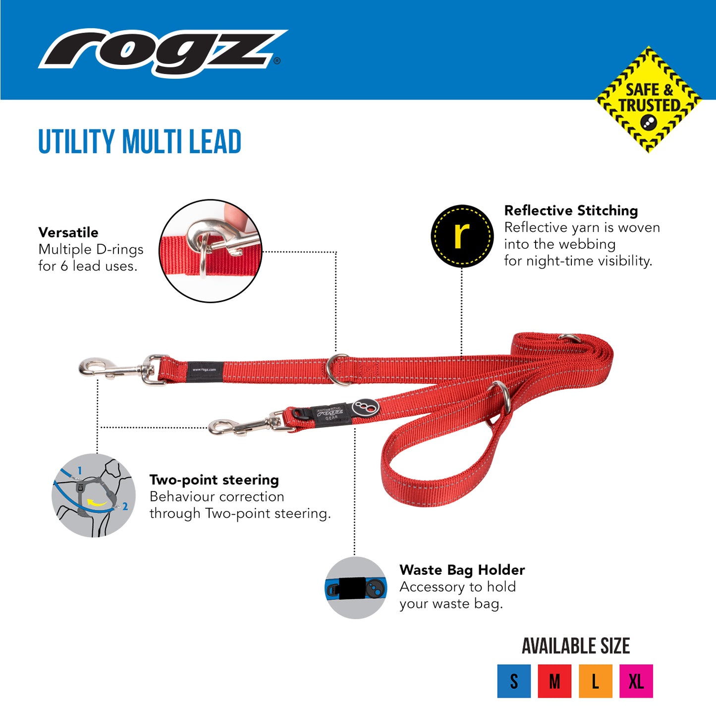 Rogz Utility Multi Lead