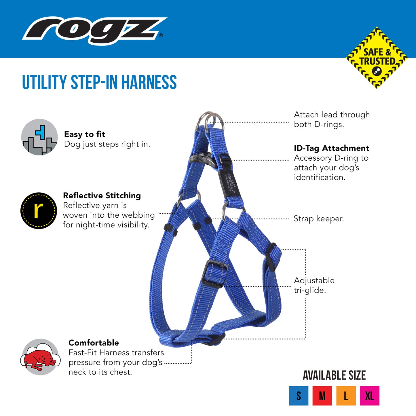 Rogz Utility Step-In Harness