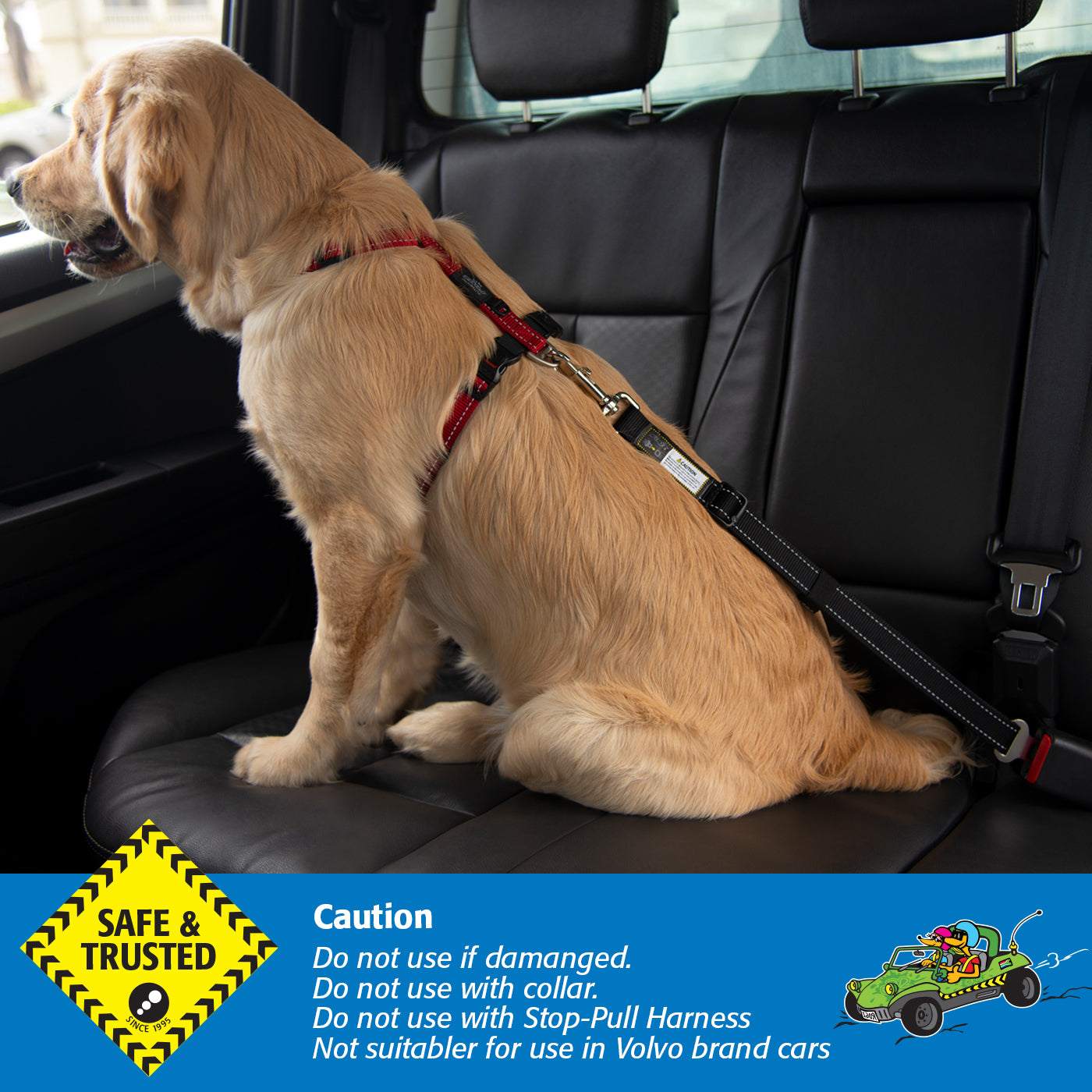 Rogz Utility Car-Safe Safety Belt Clip