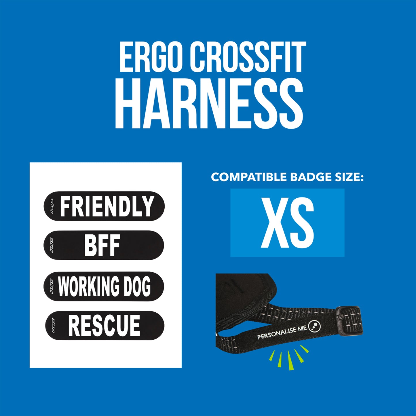 Rogz Utility Ergo Crossfit Personalised Harness