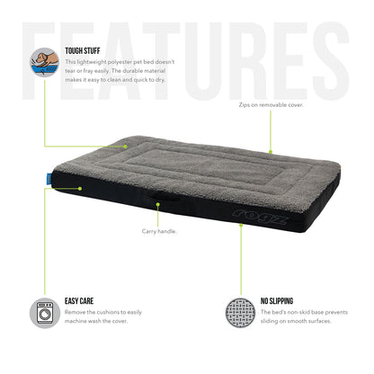 Rogz Flat Rectangular Bed