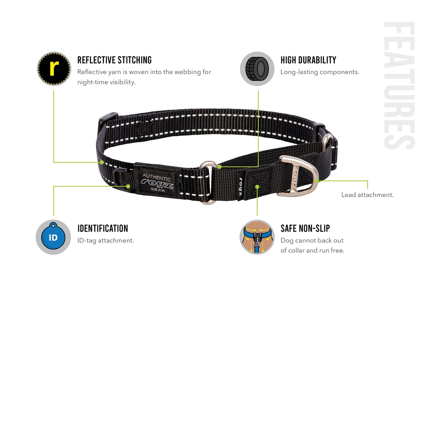 Rogz Utility Control Collar Web