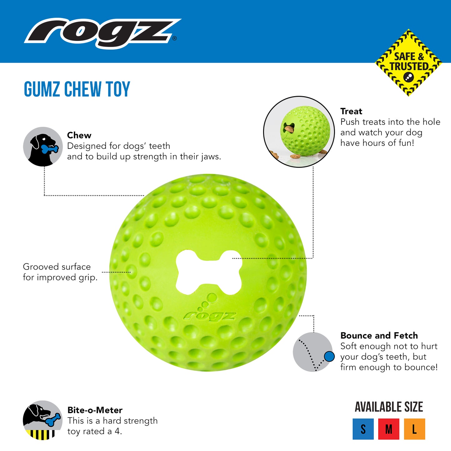 Rogz Gumz Chew Ball