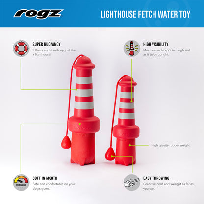 Rogz LightHouse Fetch Water Toy