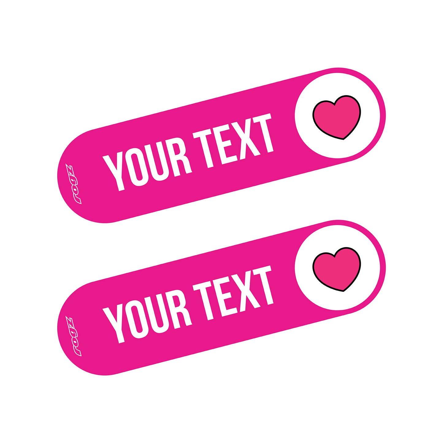 Rogz Personality Plus Colour Badges