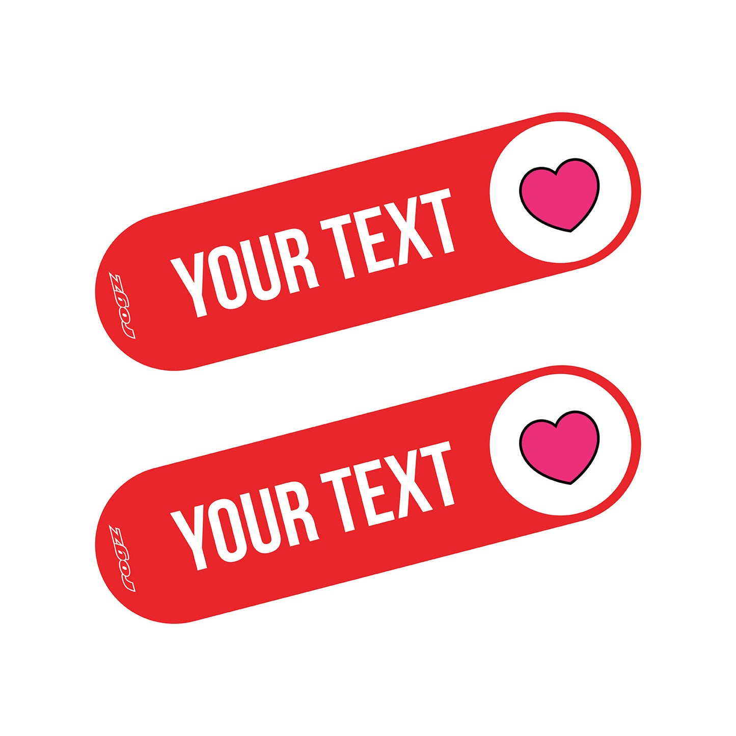 Rogz Personality Plus Colour Badges