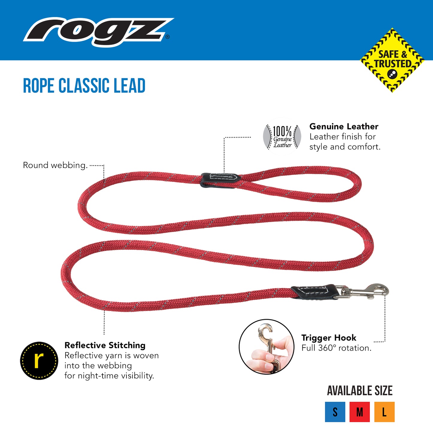 Rogz Rope Classic Lead