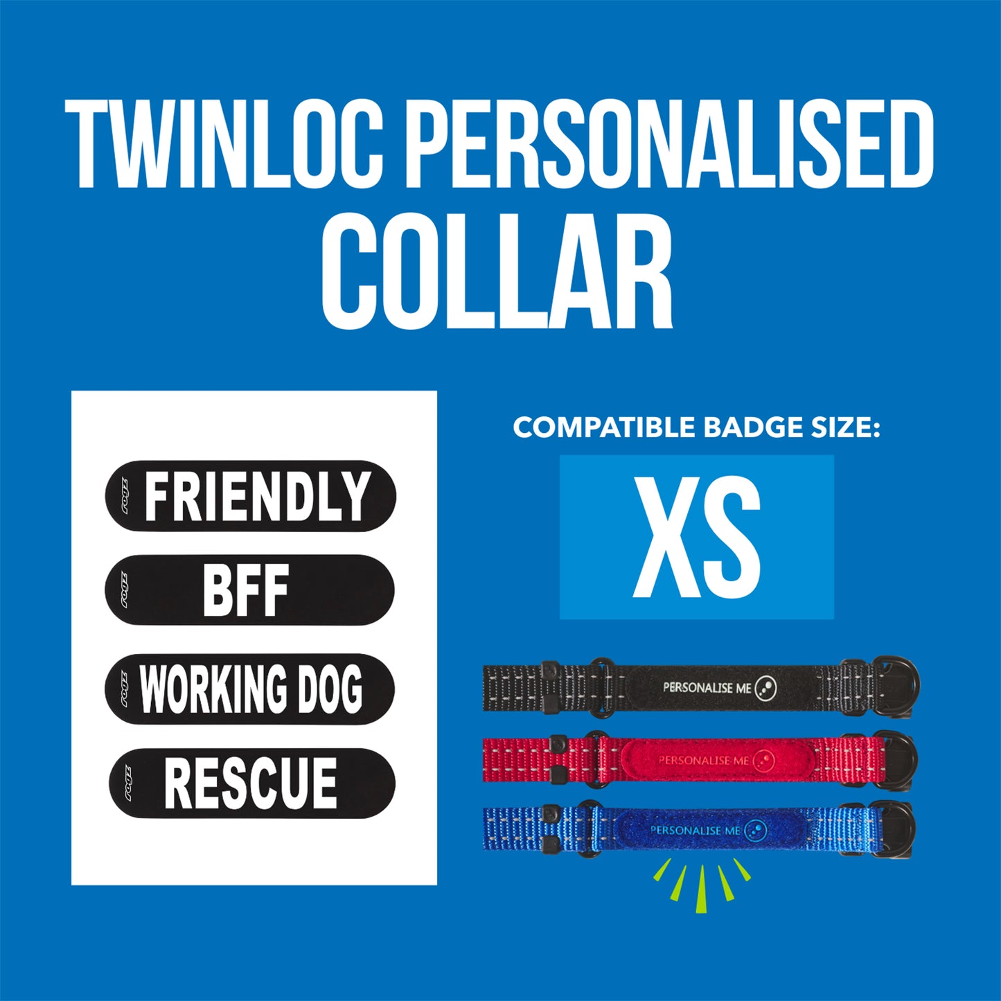 Rogz Utility TwinLoc Personalised Collar