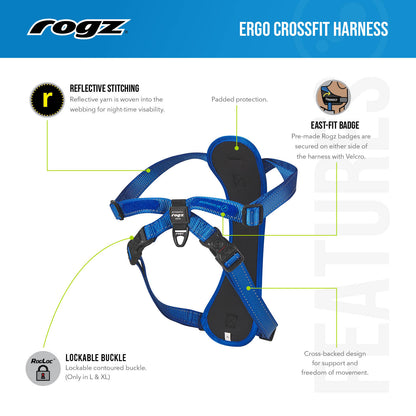 Rogz Utility Ergo Crossfit Personalised Harness