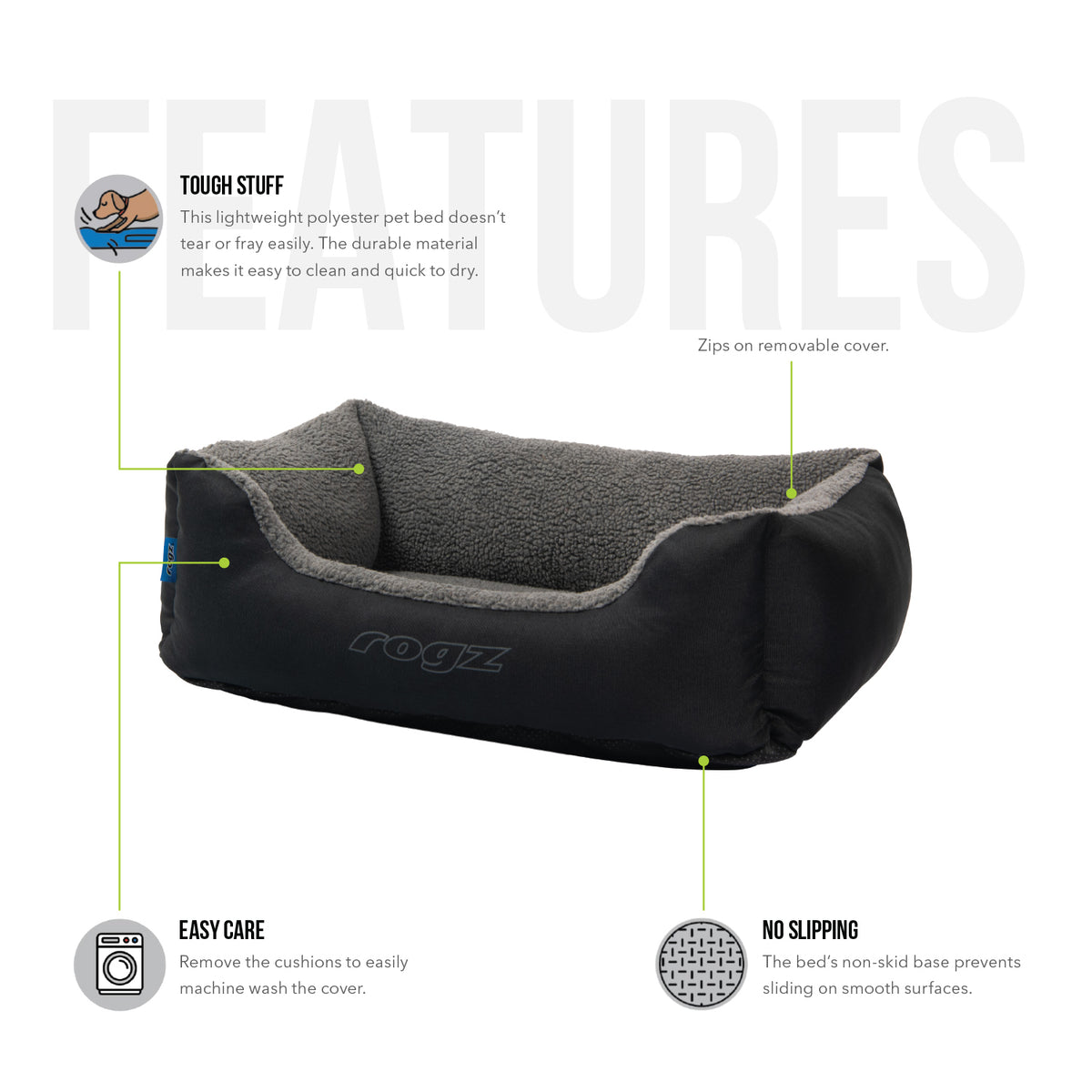 Rogz Walled Bed