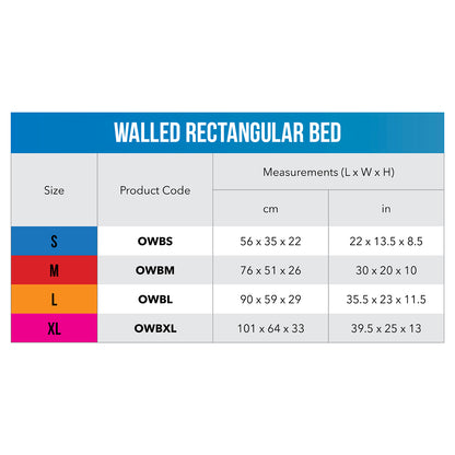 Rogz Walled Bed
